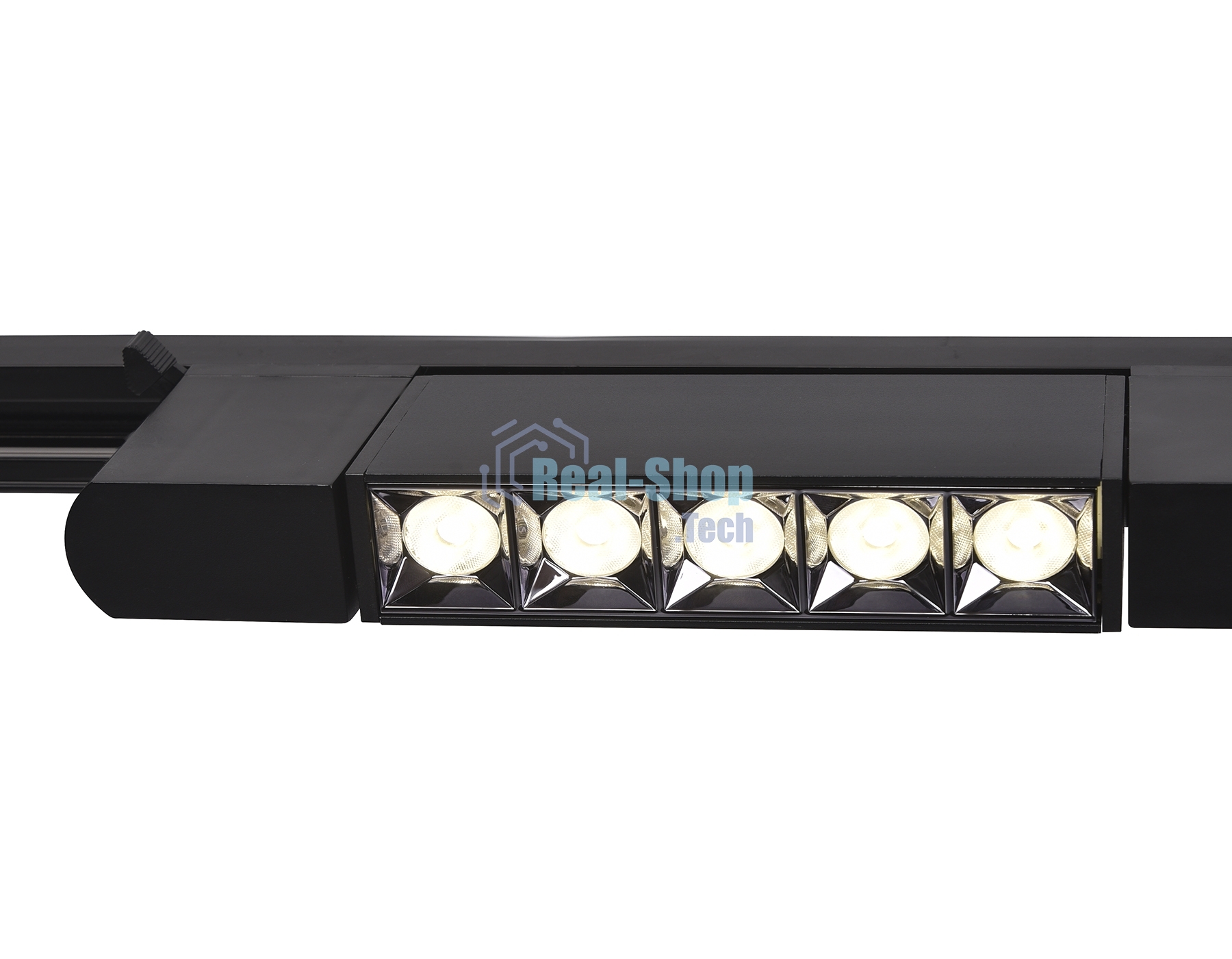 Трековый однофазный светодиодный светильник Ambrella light GL6688 BK черный LED 6W 4200K 24°