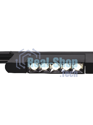 Трековый однофазный светодиодный светильник Ambrella light GL6688 BK черный LED 6W 4200K 24°