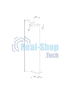 1542 TECHNO LED / Светильник садово-парковый со светодиодами чёрный