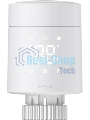 Термоcтат батареи Aqara W600/Thread, Zigbee, Bluetooth/LED-дисплей/батарейки 2 х АА/белый (WT-A03D)
