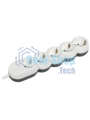 Удлинитель IEK WYP53-16-05-03-Z У05 5 мест 2P+PE/3 м 3х1,5 мм2 16А/250В UNO