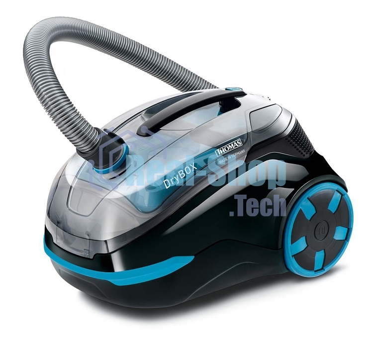 Пылесос Thomas DryBOX черный/синий, 300/1700Вт, уборка сухая, пылесборник контейнер 2.1 л