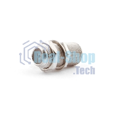 Соединитель Cablexpert APL-FF-01, F (мама)/F (мама) с гайкой и шайбой, блистер