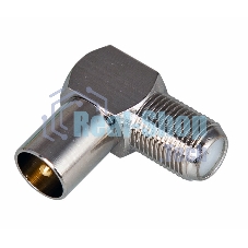 Переход гнездо F-штекер TV угловой PROCONNECT