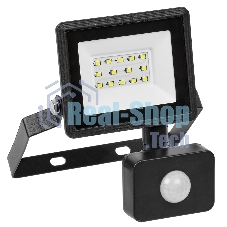 Прожектор Iek LPDO602-20-65-K02 СДО 06-20Д светодиодный черный с датчиком движения IP54 6500K