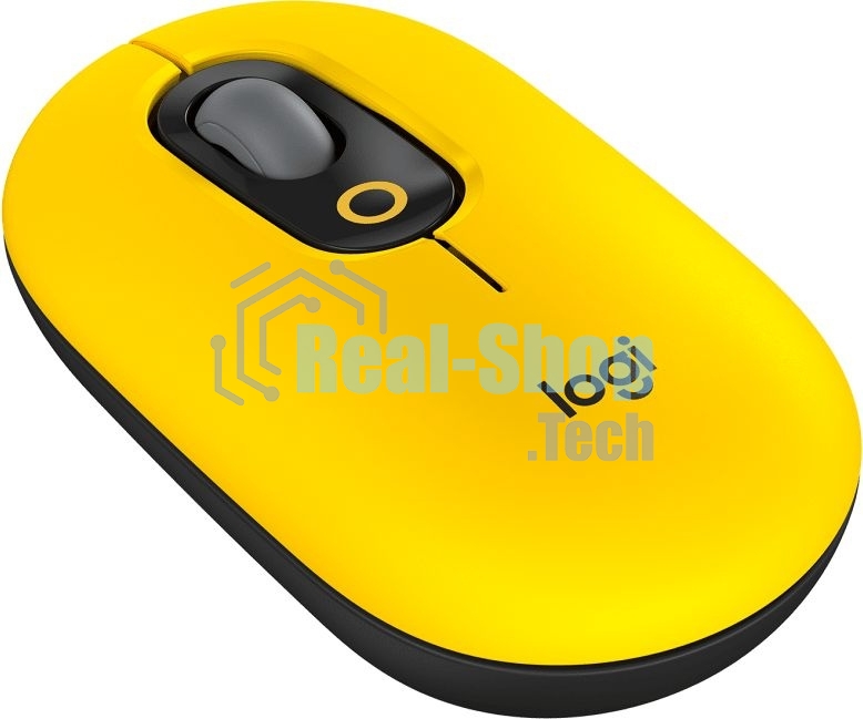 Мышь беспроводная Logitech POP Mouse желтый, 4000 dpi, Bluetooth, кнопки - 4