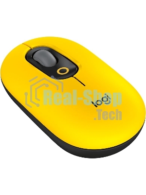 Мышь беспроводная Logitech POP Mouse желтый, 4000 dpi, Bluetooth, кнопки - 4