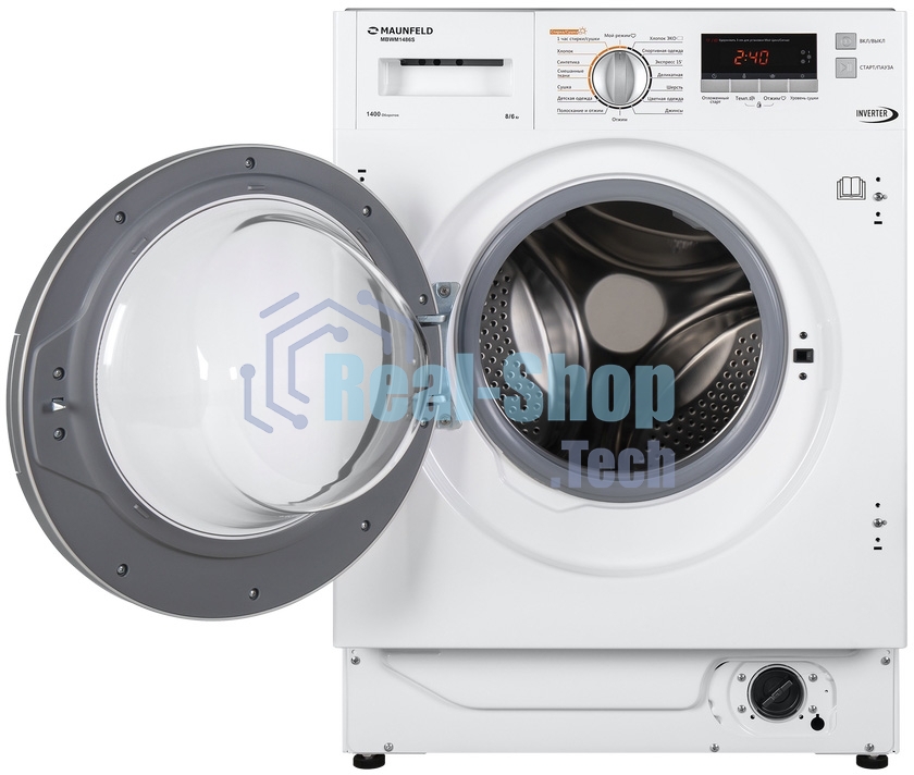 Встраиваемая стиральная машина Maunfeld MBWM1486S с сушкой