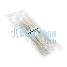 Стяжка (хомут) нейлоновая ExeGate EX293137RUS CV66-450x7.5W (нейлон 6.6, 450x7.5 мм, неоткрывающаяся, halogen free, -40°C - +85°C, белая, 100 шт)