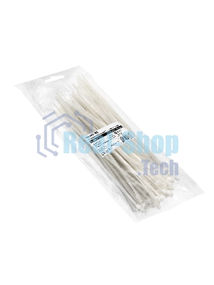 Стяжка (хомут) нейлоновая ExeGate EX293137RUS CV66-450x7.5W (нейлон 6.6, 450x7.5 мм, неоткрывающаяся, halogen free, -40°C - +85°C, белая, 100 шт)