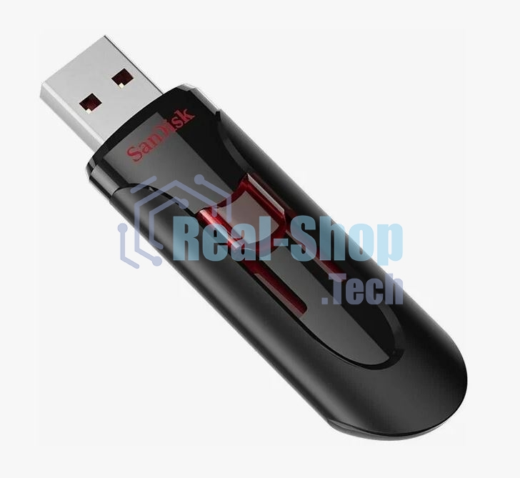 Флешка USB Sandisk CZ600 Cruzer Glide (SDCZ600-128G-G35), 128Gb, USB 3.0, R/W 100/20, черный