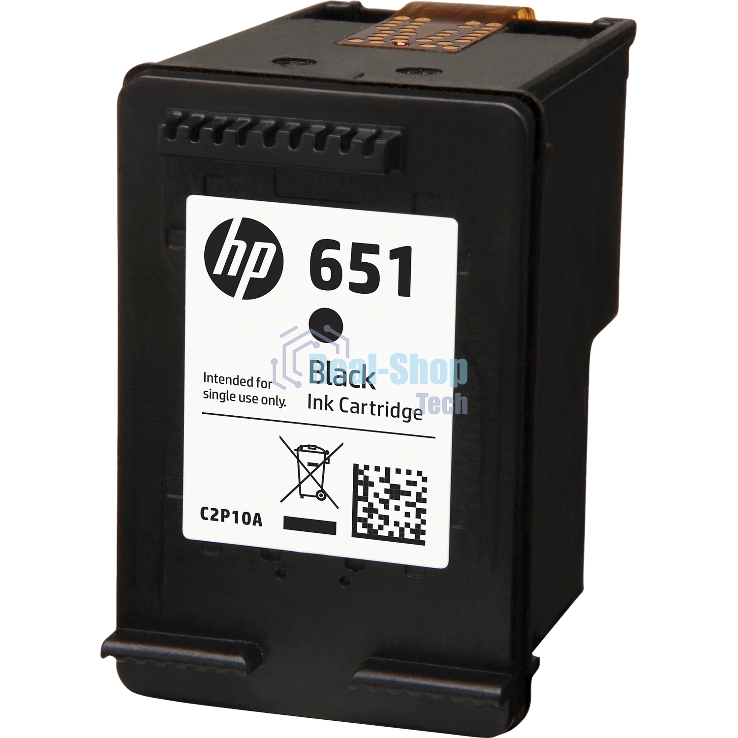 Картридж струйный HP 651 C2P10AE черный для HP DJ IA5575e (600 стр.)