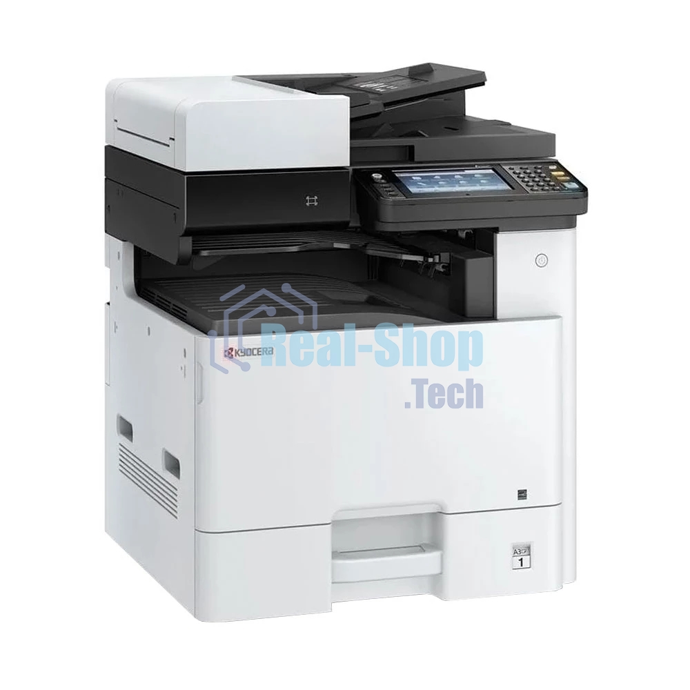 МФУ лазерное Kyocera Ecosys M8130cidn (1102P33NL0), А3, цветной, печ. до 30 стр/мин. (А4) до 15 стр/мин. (А3), скан. до50 стр/мин., 1200 x 1200 dpi (печать) 600x600dpi (скан.), USB, RJ-45, NFC, Air Print, Mopria