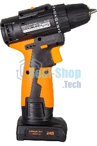 Дрель-шуруповерт аккумуляторная Вихрь ДА-24Л-2К/Б 72/14/24, Аккумуляторная, 24В, 2 АКБ, Кейс