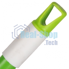 Щетка Home Palisad пластмассовая для подметания пола, 27 см, c черенком, 120 см, салат. щетина