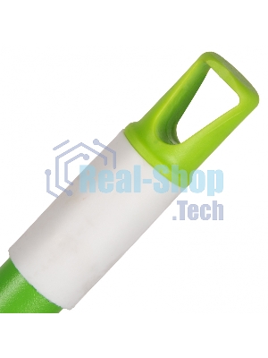 Щетка Home Palisad пластмассовая для подметания пола, 27 см, c черенком, 120 см, салат. щетина