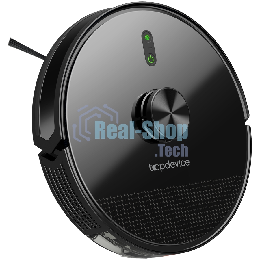 Робот-пылесос TopDevice TDSRC003_BK черный, 40 Вт, 2600 мА·ч Li-Ion, уборка влажная/сухая, пылесборник контейнер 0.4 л
