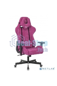Кресло игровое Бюрократ VIKING KNIGHT LT15 FABRIC малиновый крестовина металл/пластик