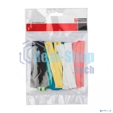 Термоусаживаемая трубка EKF tut-n-12 ТУТ 12/6 набор:7 цветов по 3шт. 100мм. EKF PROxima