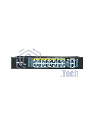 Коммутатор Netis 16PORT 10/100M 16POE+2XGE+SFP P116GH