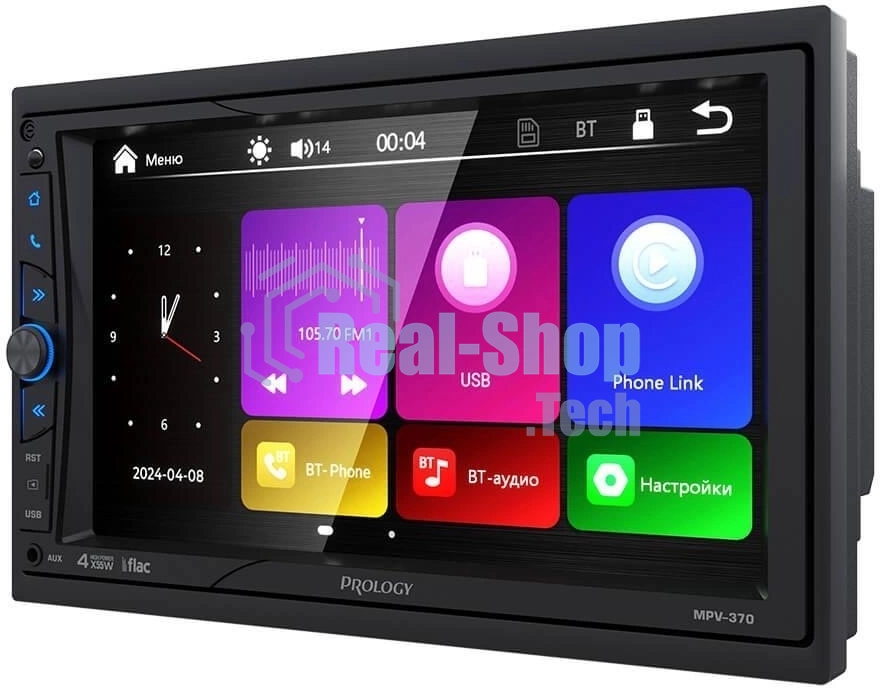 Автомагнитола Prology MPV-370, 2 DIN, 7
