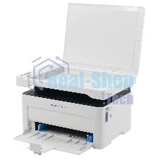 МФУ лазерное BULAT M1121nw, ((A4, лазерное МФУ, ч/б, печать/скан/копирование, 600dpi, 21ppm, 128Mb, процессор 1,2ГГц, сканирование 20 с/лист А4, копирование до 21 стр/мин, вх. лоток 150л, вых. лоток 100л, бумага 70-120г/м2, белый корпус, USB/LAN/WiFi, наг