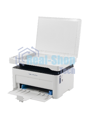 МФУ лазерное BULAT M1121nw, ((A4, лазерное МФУ, ч/б, печать/скан/копирование, 600dpi, 21ppm, 128Mb, процессор 1,2ГГц, сканирование 20 с/лист А4, копирование до 21 стр/мин, вх. лоток 150л, вых. лоток 100л, бумага 70-120г/м2, белый корпус, USB/LAN/WiFi, наг