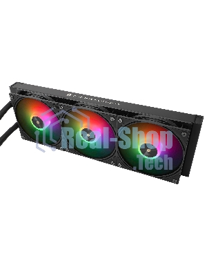 Система жидкостного охлаждения Thermalright Frozen Warframe 360 ARGB Soc-AM5/AM4/1200/1700/1851 черный 4-pin 29.8dB Al LCD Ret (F-WFRAME-360-BL-ARGB)