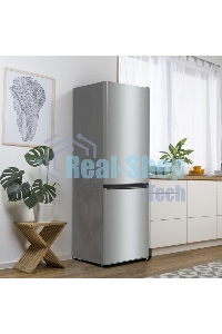 Холодильник Gorenje NRKE62XL серебристый металлик двухкамерный 203/99л морозилка снизу, No Frost