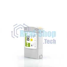 Картридж струйный NVPrint 80 (NV-C4848A) Yellow для HP DesignJet 1050c, 1055см (400 мл)