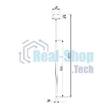 50263 LED 4W 4000К / подвесной светильник / черный