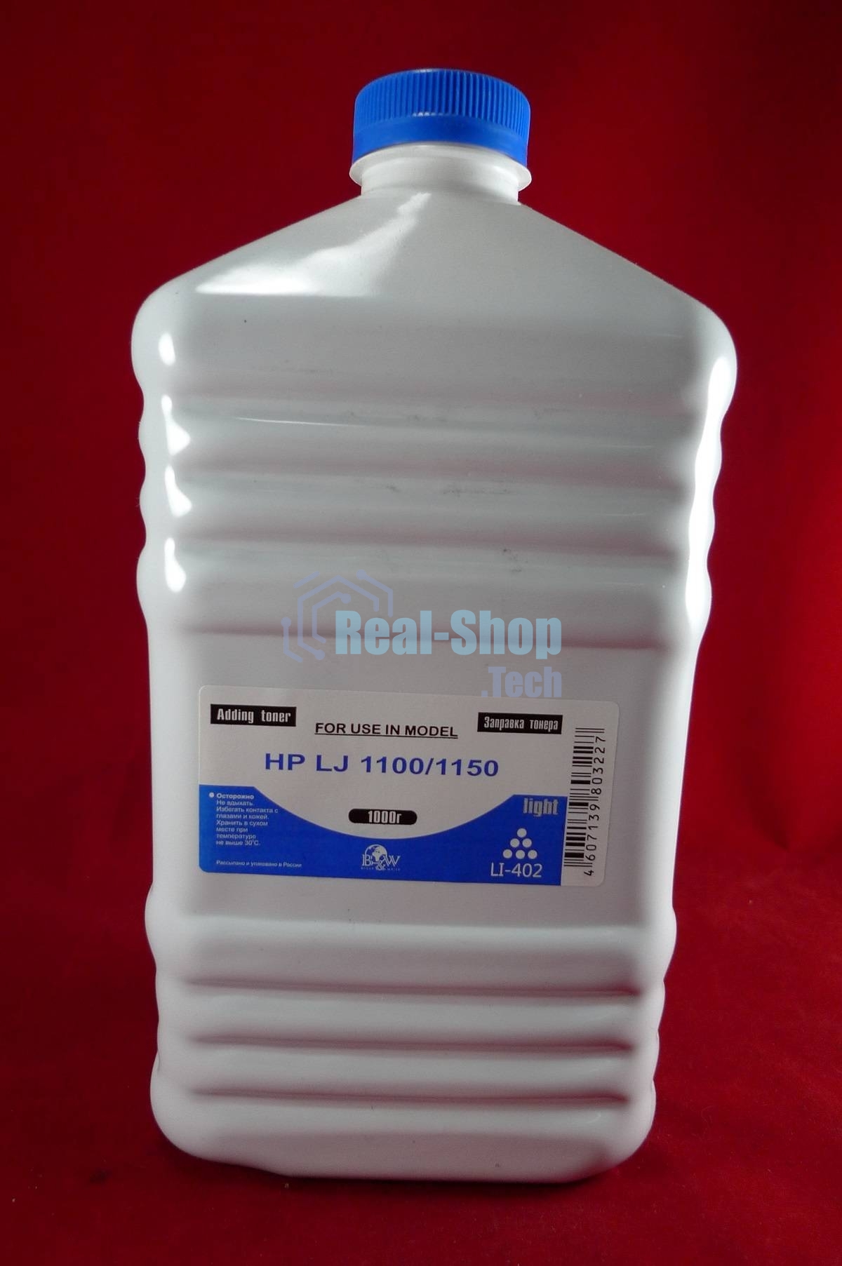 Тонер HP LJ 1100/1150/3100/5L/6L (кан., 1кг.) B&W Light фас России