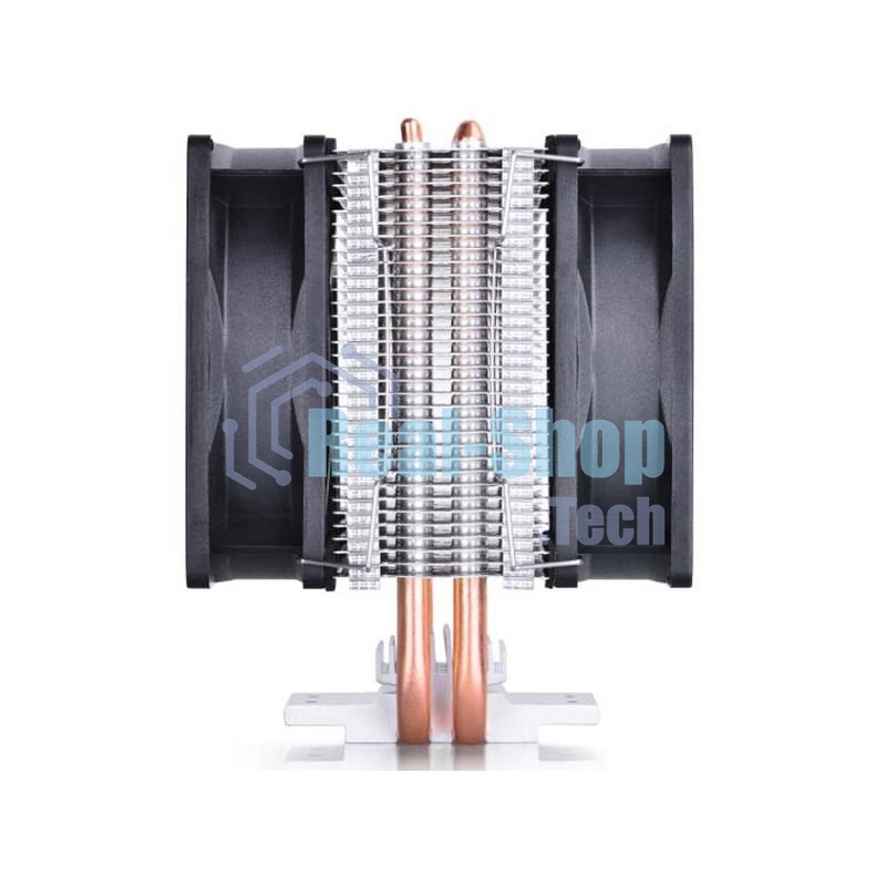 Кулер для процессора DEEPCOOL ICE EDGE MINI FS V2.0 синий, 80 мм, алюминий/медь, 2200 об/мин, 24.7 дБ, 3 pin, 100 Вт, 112 мм