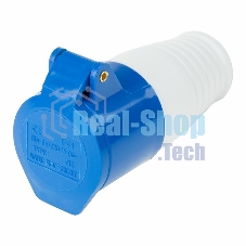 Розетка Rexant 213 переносная 2Р+РЕ 16А 220В IP44