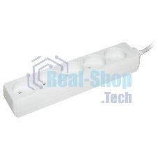 Удлинитель Iek WYP10-06-05-05-N У5 5 мест 2Р/5 метров 2х0.75 мм2 10А/250 IEK