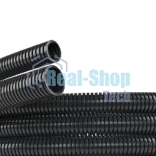 Труба гофрированная ПА d7 мм без протяж. черный (уп. 50 м) ДКС PA600710F2