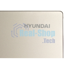 Холодильник Hyundai CS5073FV шампань стекло трехкамерный инвертер Side by Side 292/167л морозилка сбоку