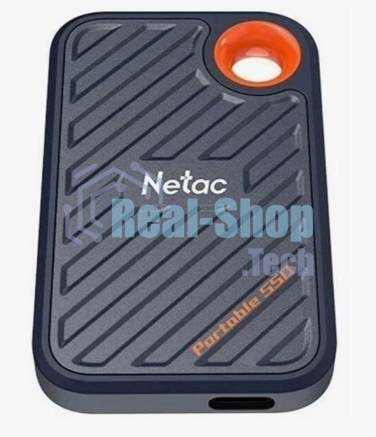 Внешний SSD Netac ZX20, 1TB, USB 3.2 Gen 2x2 Type-C, R/W 2000/1800, черный