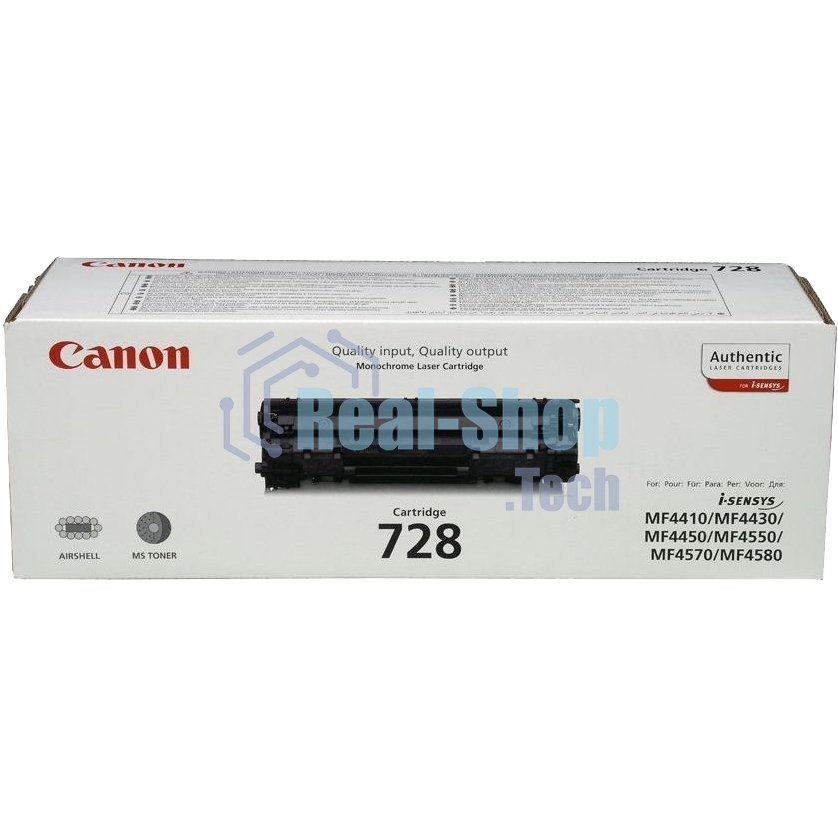 Картридж лазерный Canon 728 черный (2100 стр.) для Canon MF4410/4430/4450/4550/4570/4580