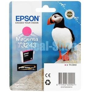 Картридж струйный Epson T43U (C13T43U340) пурпурный (200 мл) для SureLab SL-D800