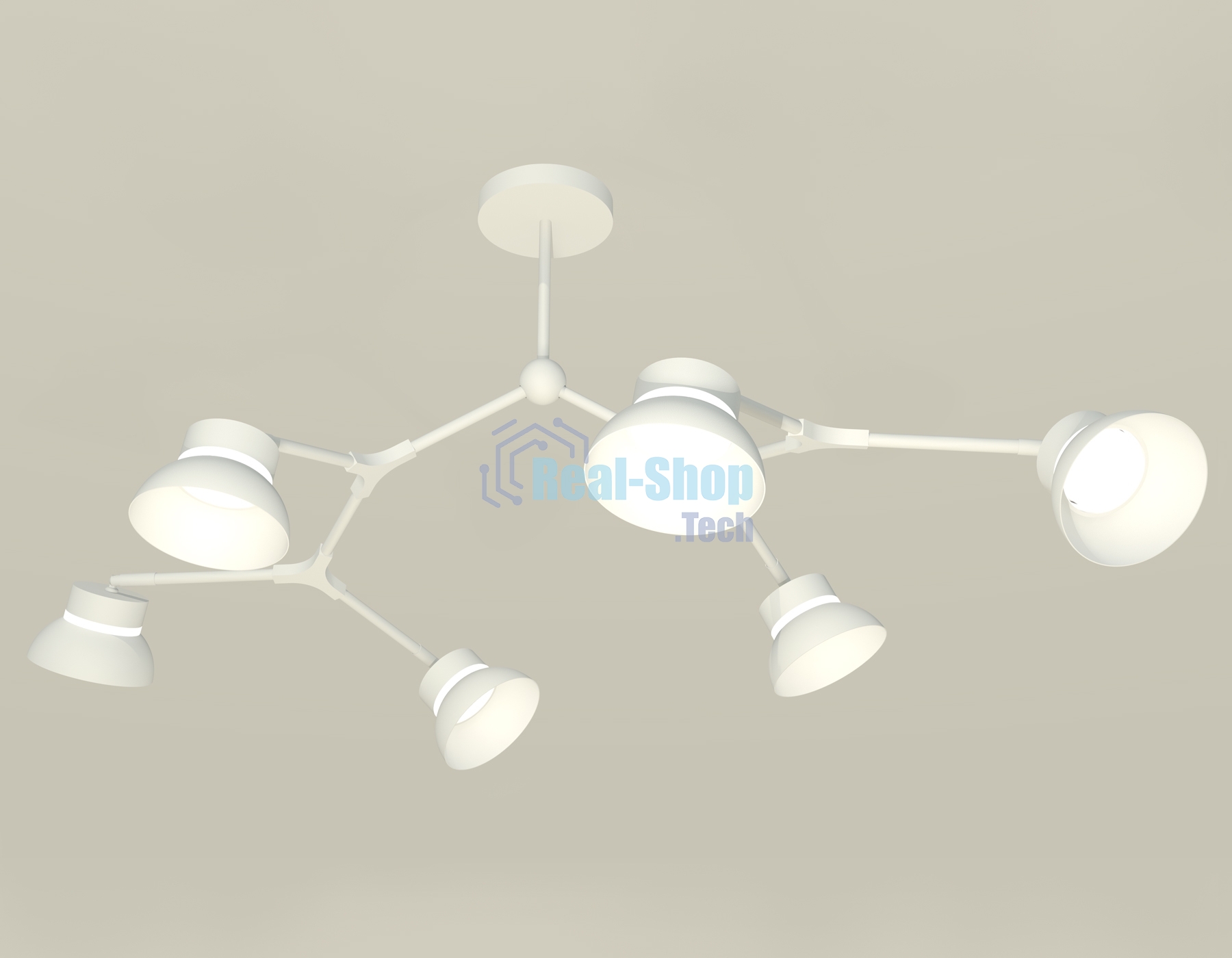 Светильник Ambrella light XB9055100/6 SWH/FR белый песок/белый матовый GX53 (C9055, N8140)