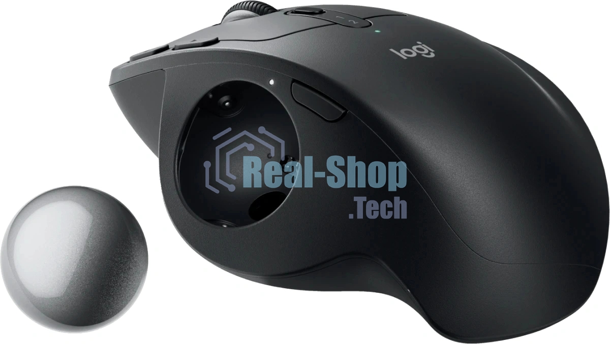 Трекбол Logitech Trackball MX Ergo S графитовый оптическая 2048dpi беспров. BT/Radio USB (910-007261)