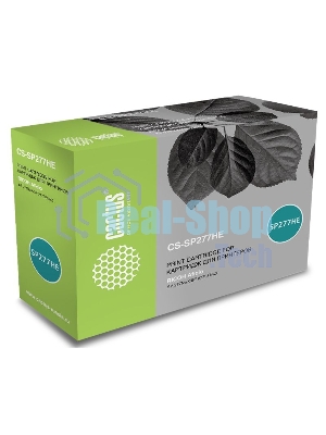 Картридж лазерный Cactus CS-SP277HE черный (2600 стр.) для Ricoh Aficio SP 277NwX/SP 277SFNwX
