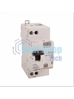 Выключатель автоматический дифференциального тока 1п (1P+N) C 32А 30мА тип AC 6кА RX3 Leg 419402
