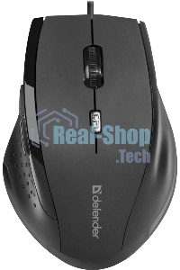 Мышь проводная Defender Accura MM-362 черный, 1600 dpi, USB, кнопки - 6