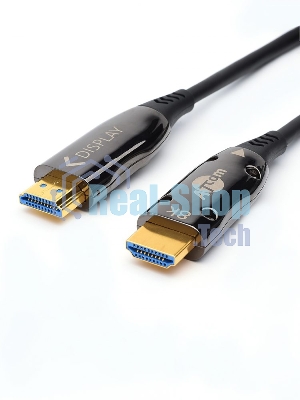 Кабель HDMI 30 м (HIGH speed, Metal gold, Optical) 8K VER 2.1 Кабель HDMI 30 м (HIGH speed, Metal gold, Optical) 8K VER 2.1