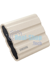 Внешний SSD Samsung T7 Shield, 1TB, USB 3.2 Gen 2 Type-C, R/W 1050/1000, бежевый