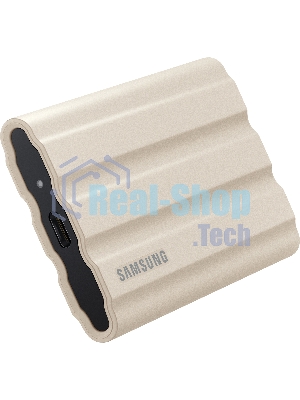 Внешний SSD Samsung T7 Shield, 1TB, USB 3.2 Gen 2 Type-C, R/W 1050/1000, бежевый