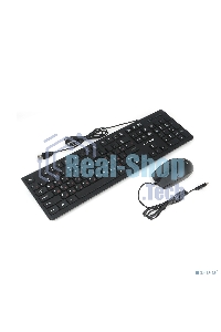 Комплект клавиатура+мышь проводные Gembird KBS-9050, черный,104кл, 3кн., каб.1.5м