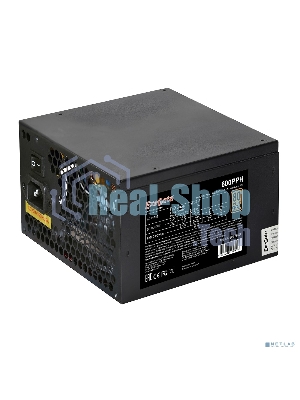 Блок питания ExeGate 600PPH RTL (EX280578RUS), 600Вт, 80 PLUS Bronze, 120мм, черный